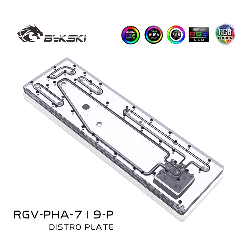 BYKSKI RGV-PHA-719-P акриловый – обзор и цена Distro Plate Ddc Pump Combo