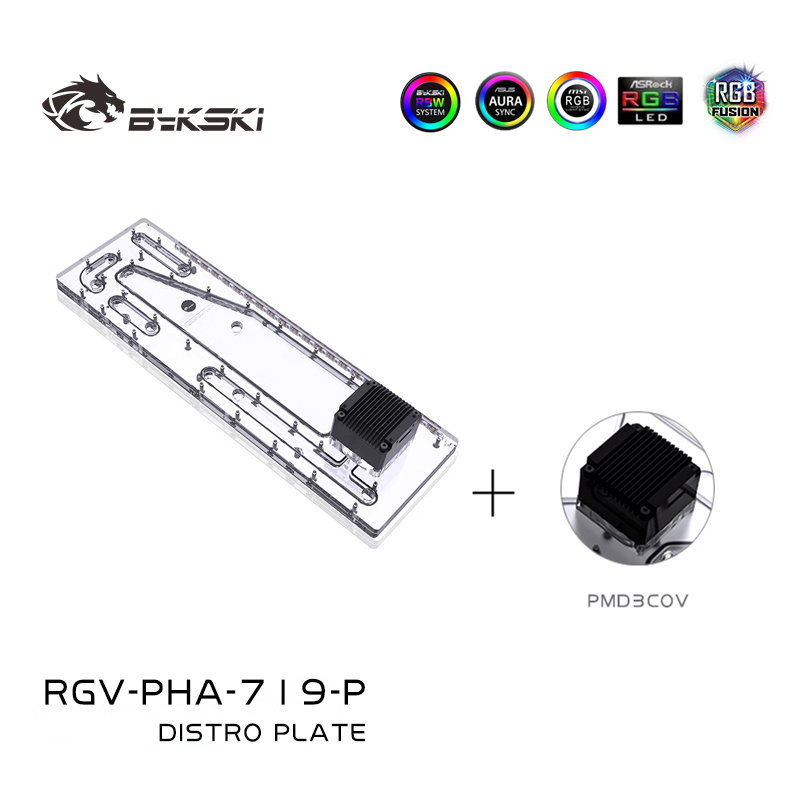 BYKSKI RGV-PHA-719-P акриловый – обзор и цена Distro Plate Ddc Pump Combo